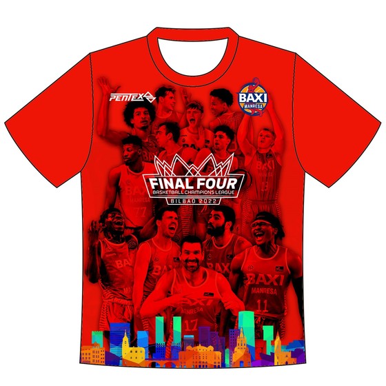 Camiseta especial Final Four Bilbao Talla Adulto: S