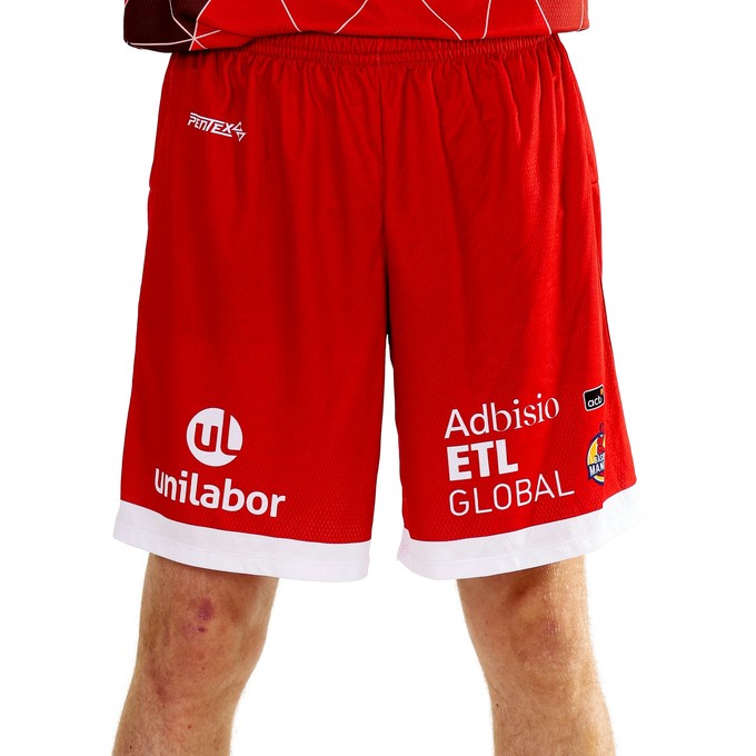BAXI Manresa red shorts 25-26 Adult Size: S