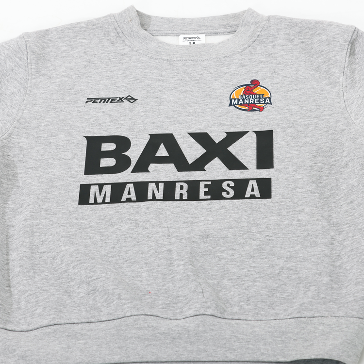 Gray manresa basketball sweatshirt Adult Size: S