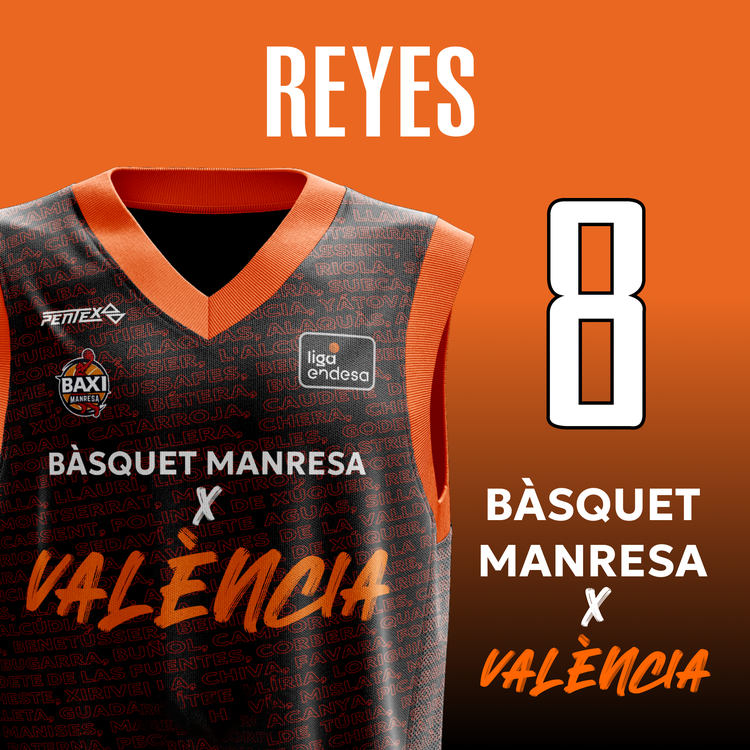 Boleto Álex Reyes Bàsquet Manresa x València Talla única: Unico