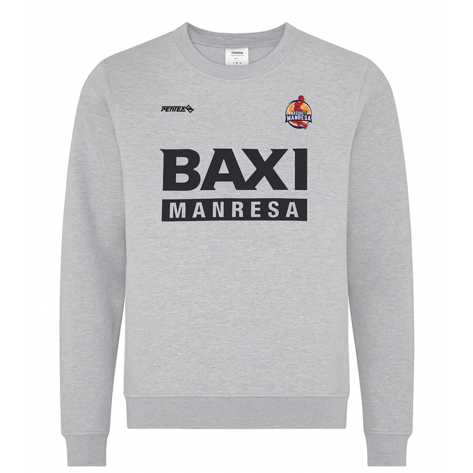 Gray manresa basketball sweatshirt Adult Size: S