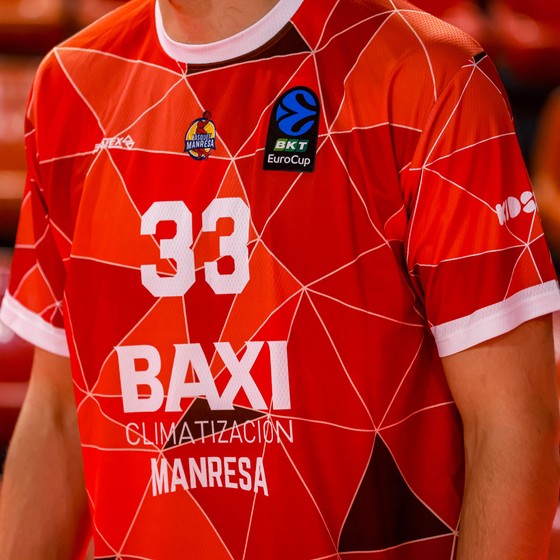 Technical Cover Eurocup BAXI Manresa 25-26 Adult Size: S