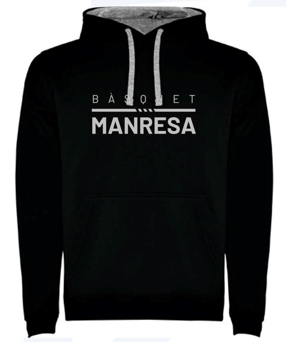 Bàsquet Manresa black kids sweater Kids Size: 6