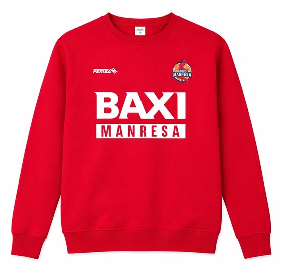 Sudadera roja Baxi Manresa