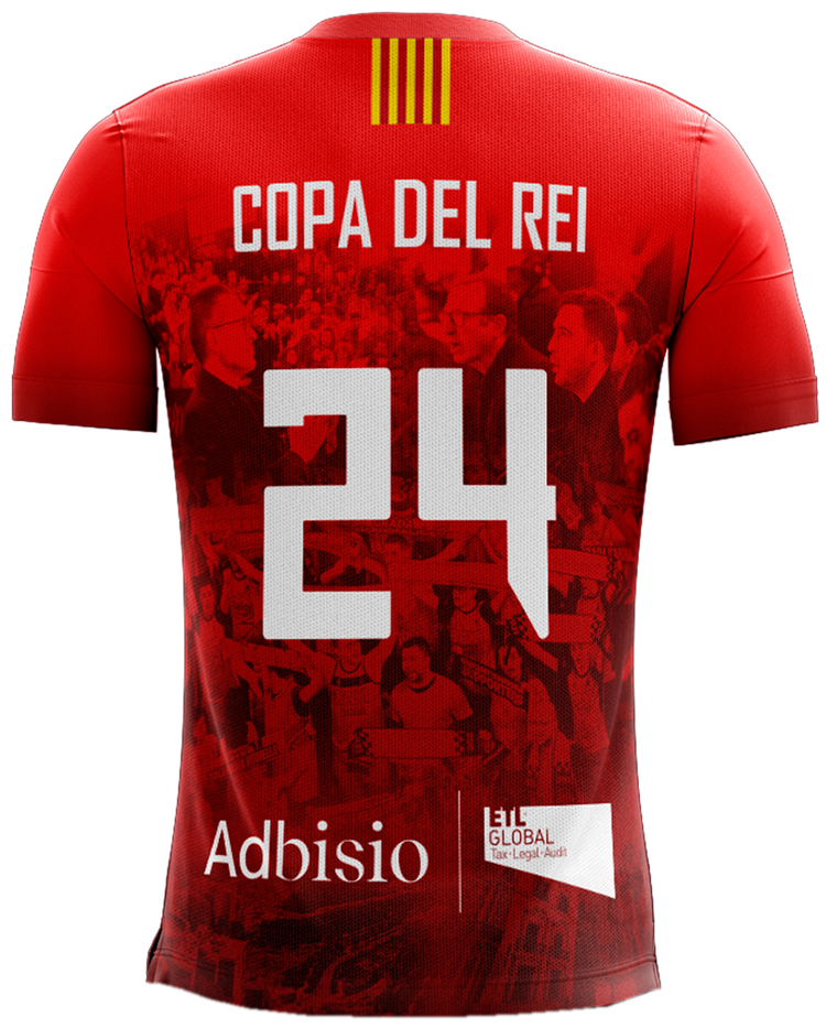 Copa del Rei special t-shirt 2024 Adult Size: S