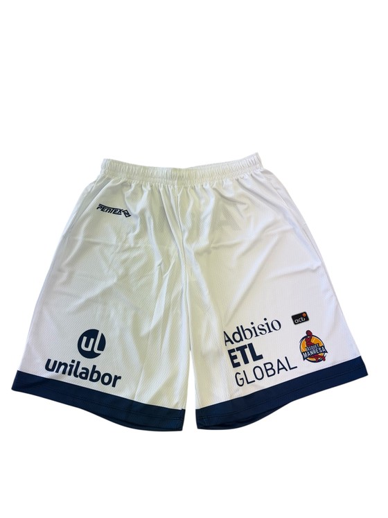 Pantalones blancos BAXI Manresa 25-26 Talla Adulto: S