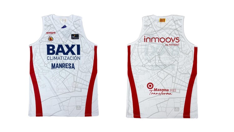 Away BAXI Manresa jersey 22-23 Adult Size: S