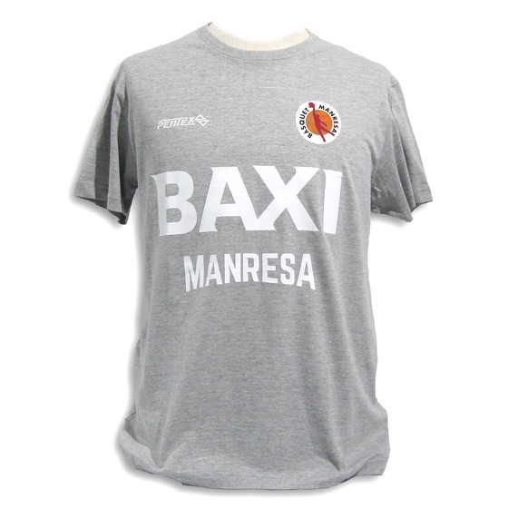 BAXI Manresa grey shirt Adult Size: S
